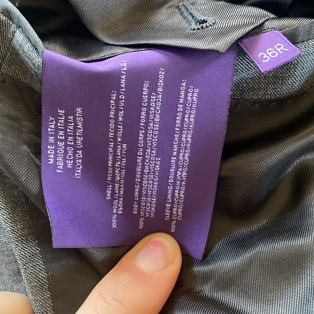 Ralph Lauren Purple Label Grey Suit - Picture 8 of 16
